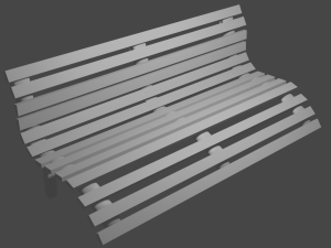 Bench 3D मॉडल