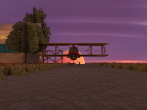 Low Poly Biplane model 3D Model