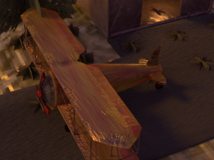 Low Poly Biplane model 3D Model