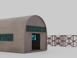 Low Poly Biplane model 3D Model