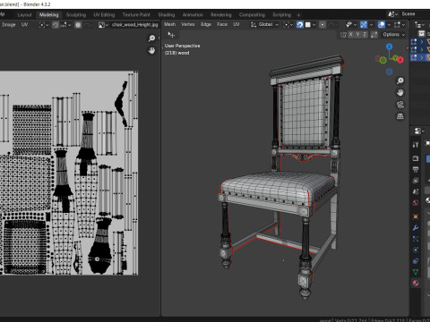 Chairgothic 3D 模型
