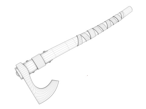 Viking weapon 3D Model