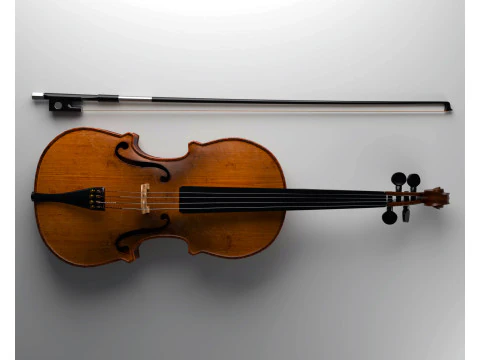 バイオリン 3Dモデル