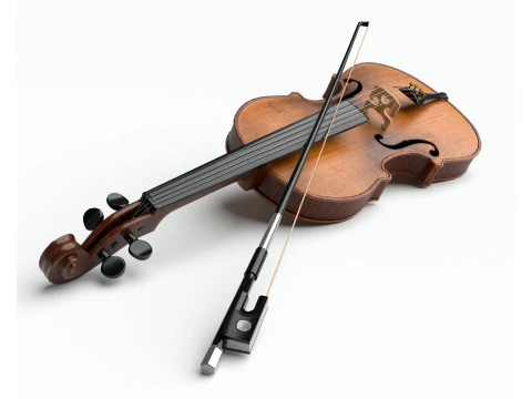 वायलिन 3D मॉडल