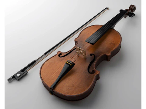 वायलिन 3D मॉडल