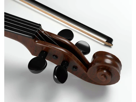 वायलिन 3D मॉडल