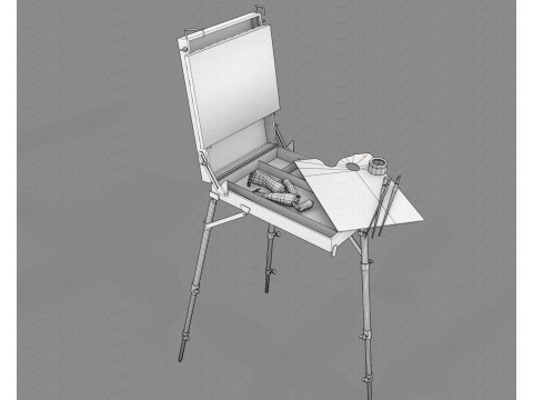 Painters case 3D-Modell