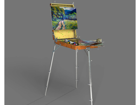 Painters case 3D-Modell