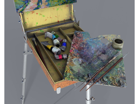 Painters case 3D-Modell