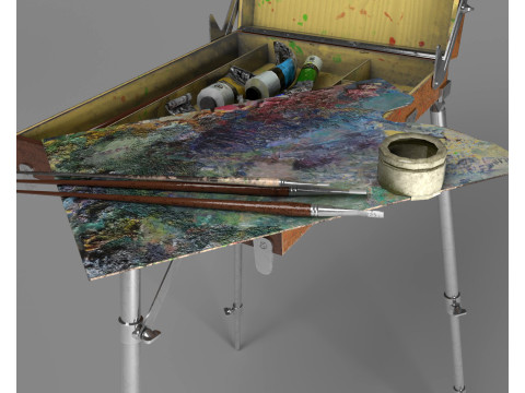 Painters case 3D-Modell