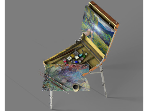 Painters case 3D-Modell
