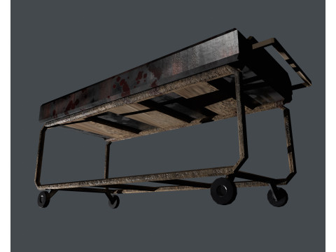 A body on a gurney 3Dモデル