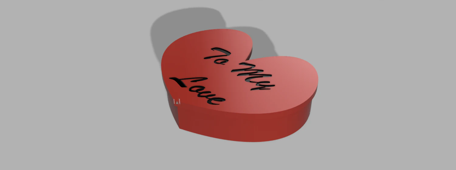 Caja To My Love 3D Print Model .c4d .max .obj .3ds .fbx .stl .blend 