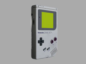 Nintendo Game Boy 1989 Modello 3D