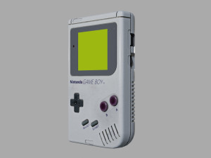 Nintendo Game Boy 1989 Model 3D