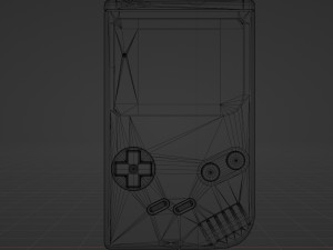 Nintendo Game Boy 1989 Model 3D