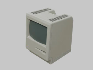 Apple Macintosh 512K 1984 3D Model