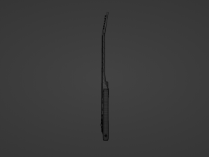 Johnny Silverhands Guitar from Cyberpunk 2077 Modello 3D
