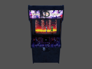 Mortal Kombat 3 Ultimate Arcade Machine 3D Model