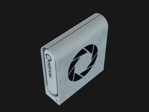 Aperture Laboratories Computer Portal Modèle 3D