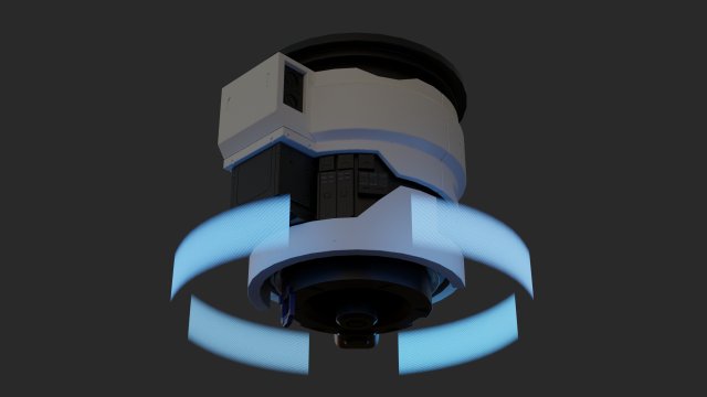 Cyberpunk 2077 TV Hologram Modello 3D .c4d .max .obj .3ds .fbx .stl .blend 