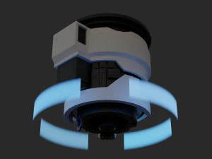 サイバーパンク 2077 TV ホログラム 3Dモデル