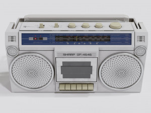 Boom Box SHARP GF - 4646 3D Model