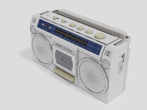 Boom Box SHARP GF - 4646 3D Model