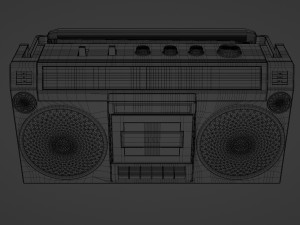 Boom Box SHARP GF - 4646 3D Model