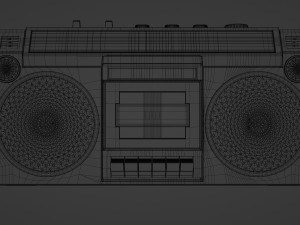 Boom Box SHARP GF - 4646 3D Model
