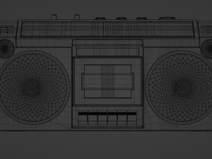 Boom Box SHARP GF - 4646 3D Model