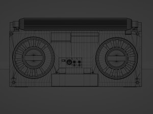 Boom Box SHARP GF - 4646 3D Model