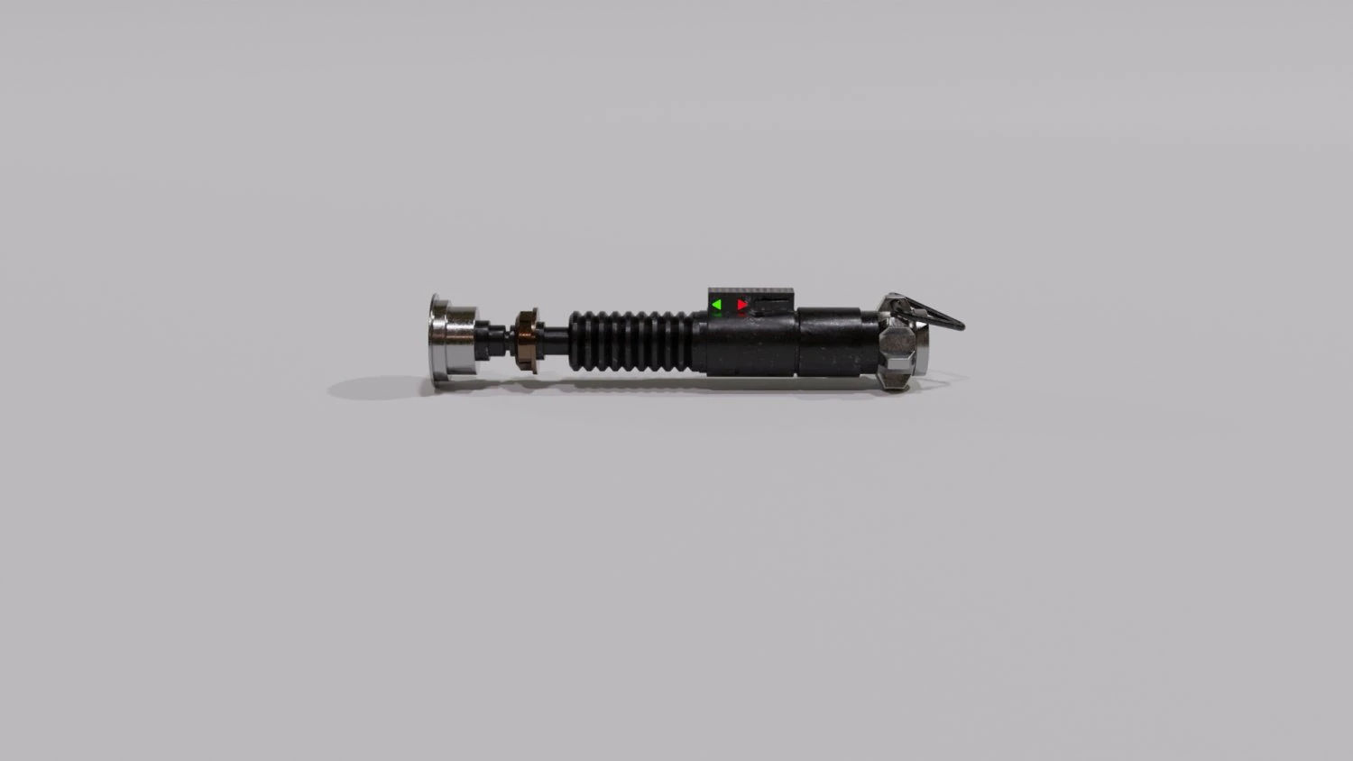 Luke Skywalkers Green Lightsaber STAR WARS 3D Model .c4d .max .obj .3ds .fbx .stl .blend 