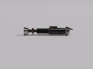 Luke Skywalkers Green Lightsaber STAR WARS 3D 모델