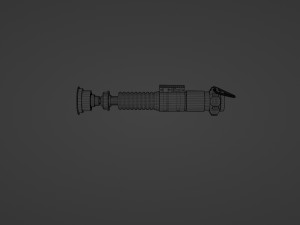 Luke Skywalkers Green Lightsaber STAR WARS 3D-Modell