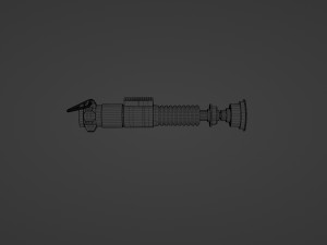 Luke Skywalkers Green Lightsaber STAR WARS 3D-Modell