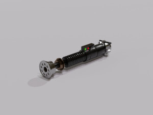 Luke Skywalkers Green Lightsaber STAR WARS 3D-Modell