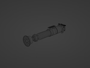 Luke Skywalkers Green Lightsaber STAR WARS 3D-Modell