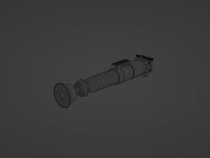 Luke Skywalkers Green Lightsaber STAR WARS 3D Model