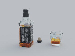 Jack Daniels Old No7 3D-Modell