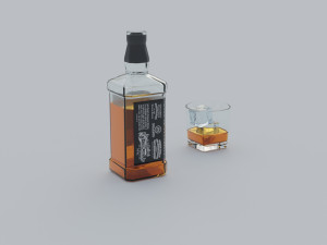 Jack Daniels Old No7 3D-Modell