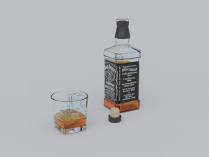 Jack Daniels Old No7 3D-Modell