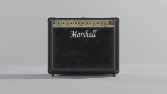 AMPLIFICATORE MARSHALL DSL40CR Modello 3D .c4d .max .obj .3ds .fbx .stl .blend