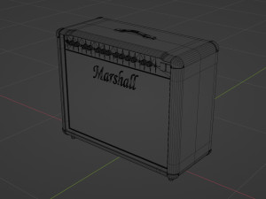 MARSHALL DSL40CR AMP 3D Модель
