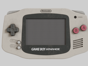 Nintendo GameBoy Advance Original Color 2001 Used 3D Model