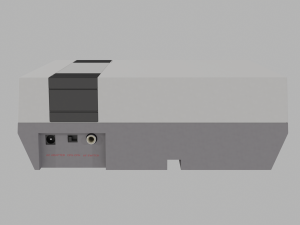Nintendo Entertainment System 1983 3Dモデル