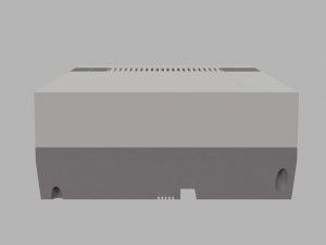 Nintendo Entertainment System 1983 3Dモデル