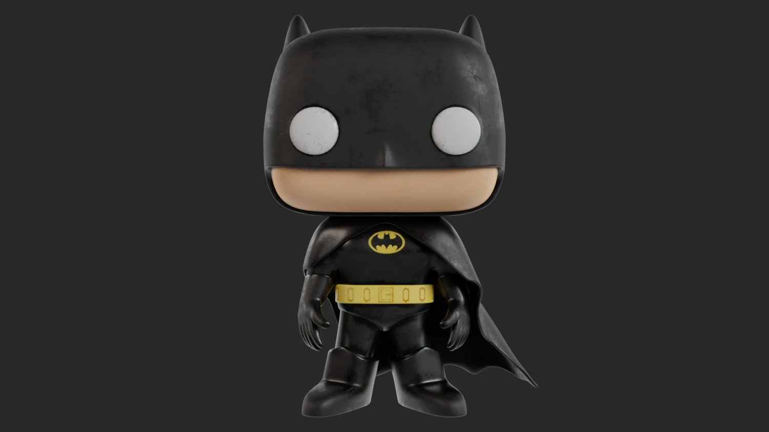 Funko Batman 3D Model .c4d .max .obj .3ds .fbx .stl .blend 
