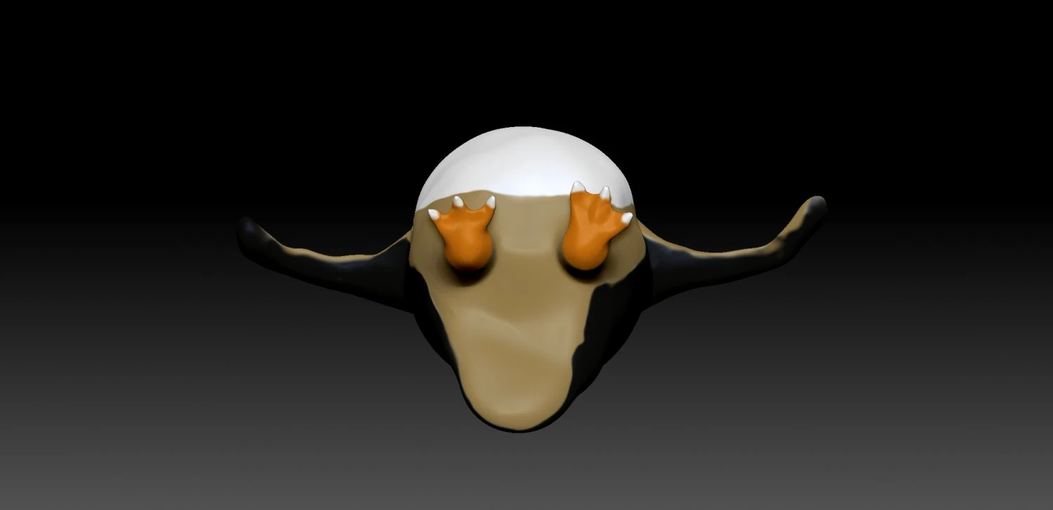 Penguin 3D Model .c4d .max .obj .3ds .fbx .stl .blend 