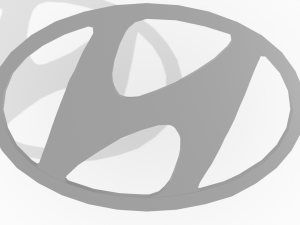 Hyundai emblem 3D Модель